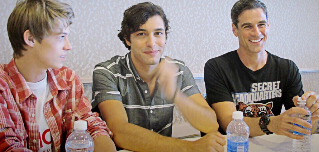 Colin Ford, Alexander Koch and Eddie Cahill