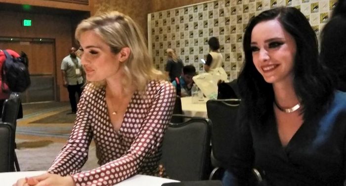 Emma Dumont &  Skyler Samuels – The Gifted – Comic Con 2018