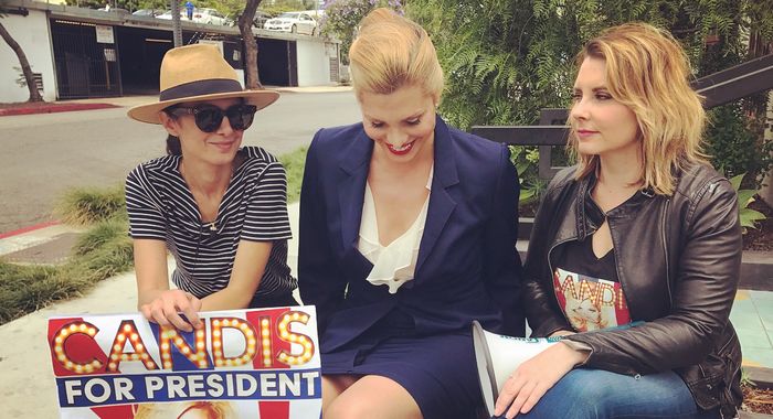 Candis Cayne, Michelle Peerali & Andrea Metz – Candis For President